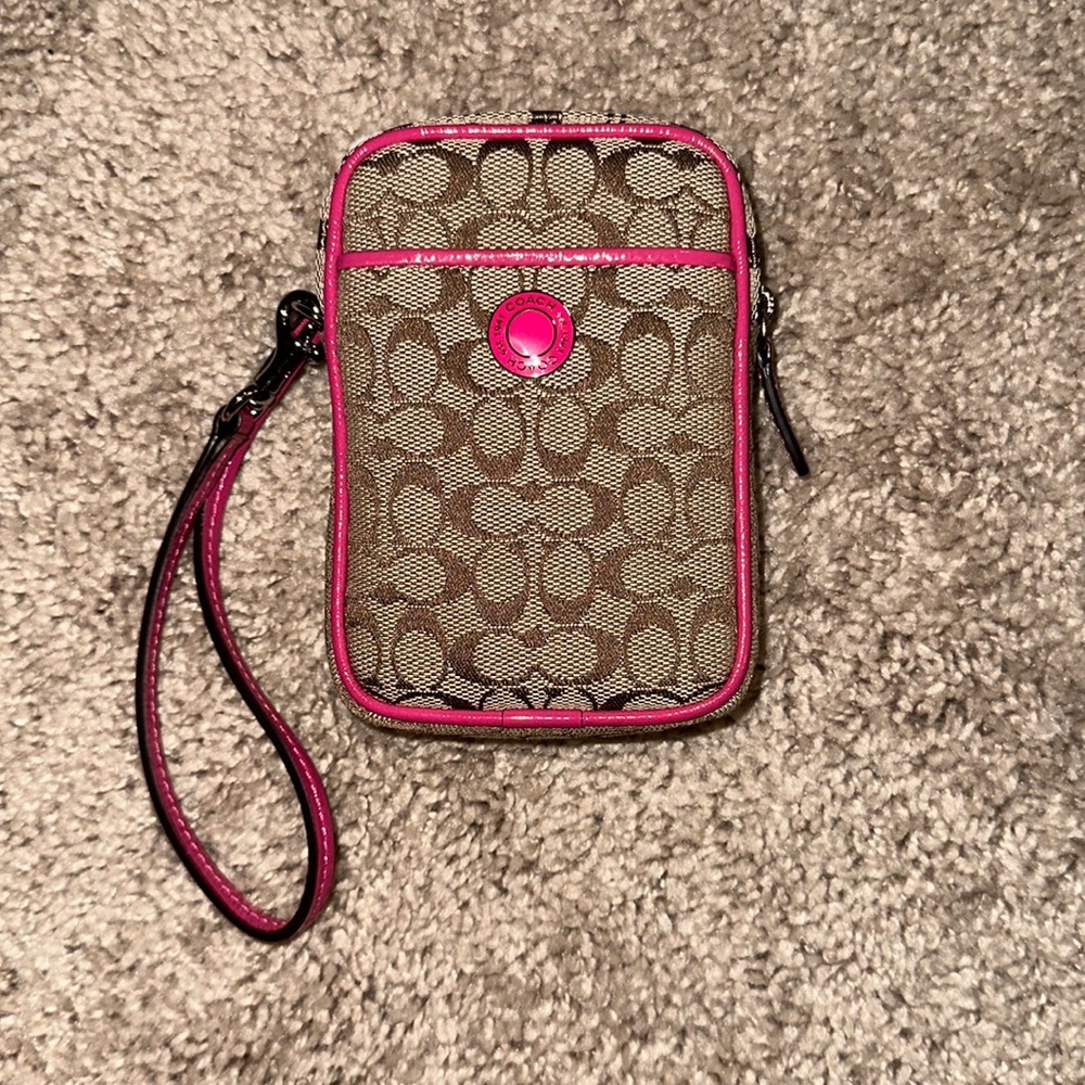 Coach Camera Wristlet